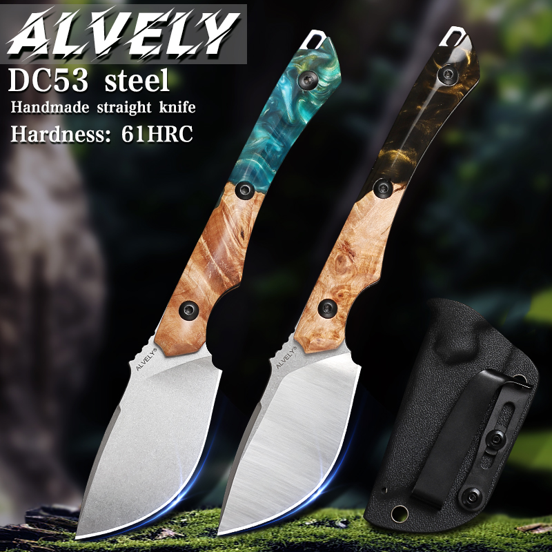 Edc Carry Knife - Coltello a lama fissa in acciaio