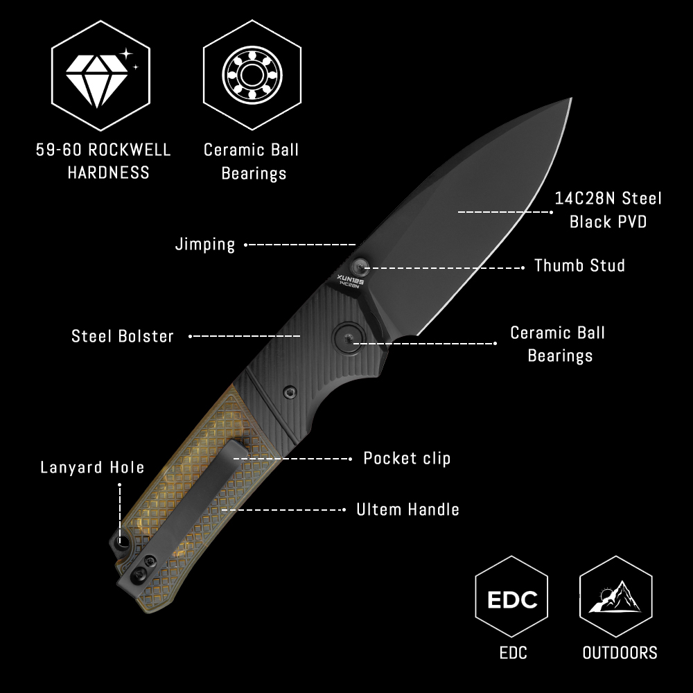 Shooziz XUN125, Coltello tasca - Edc Carry Knife recensione e prezzo