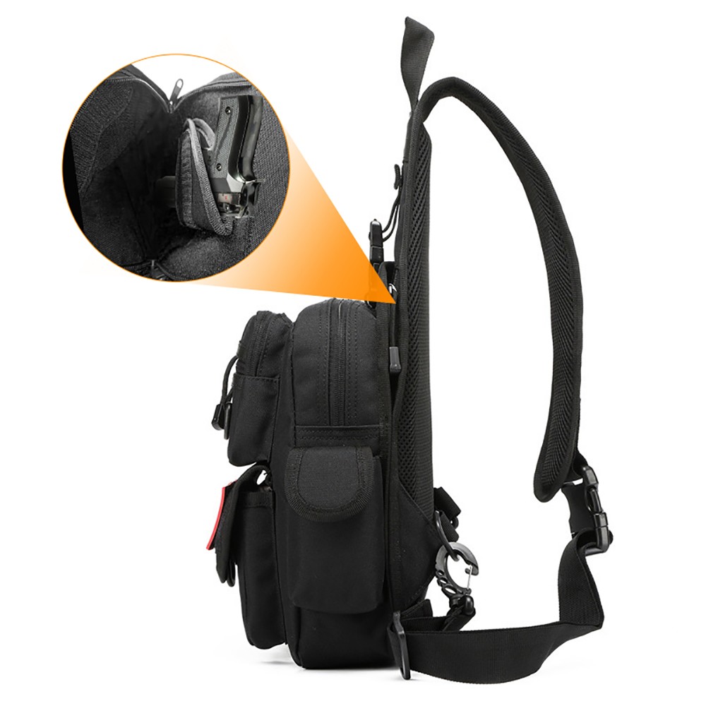 Borsa tattica per pistola Fond - Edc Concealed Carry Sling Bag recensione e prezzo