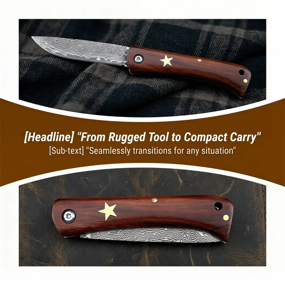 Coltello tascabile pieghevole  - Edc Carry Knife recensione e prezzo